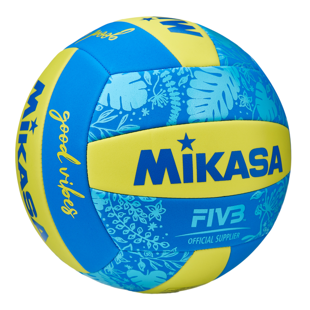 Мяч для пляжного волейбола Mikasa, Цвет Сине-желтый