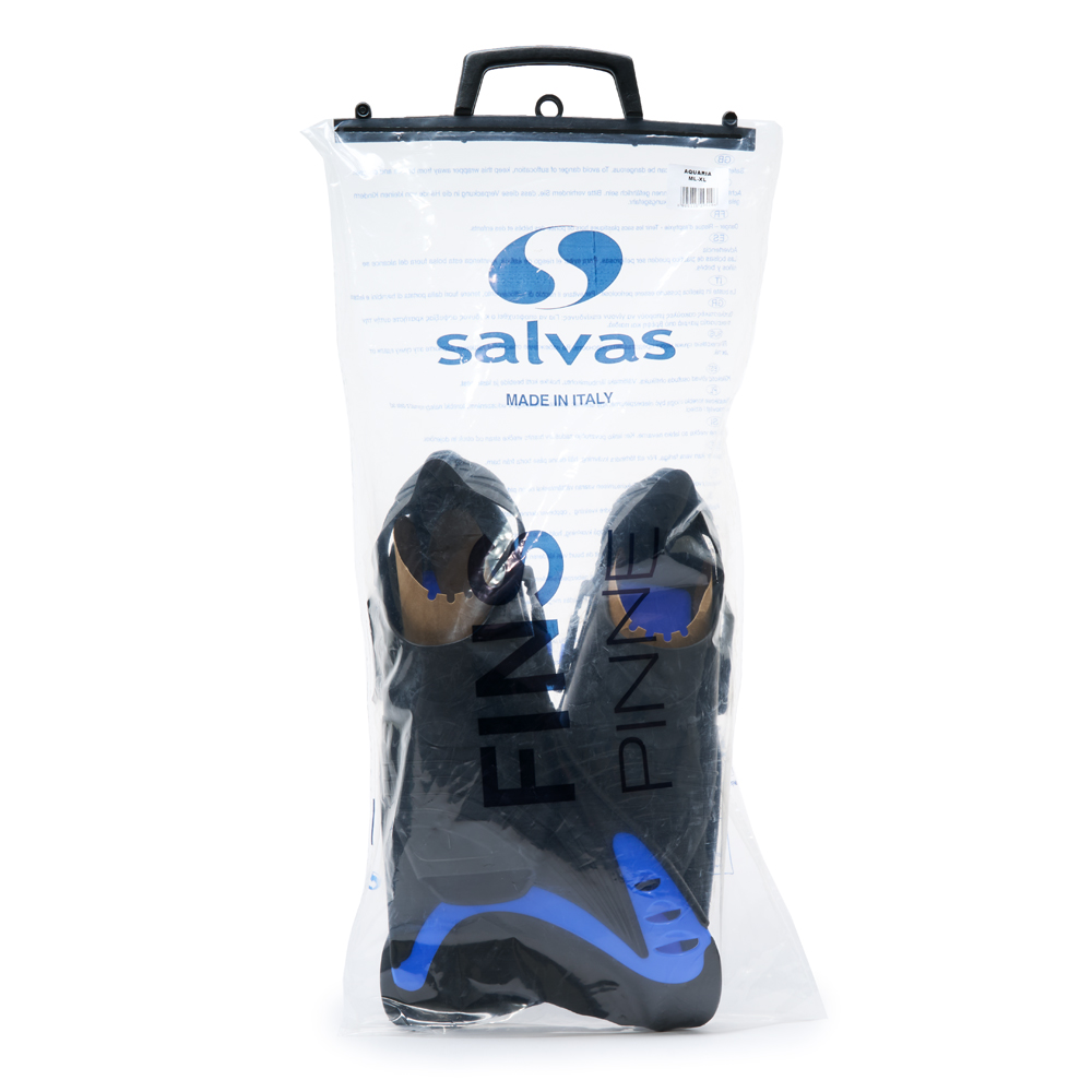 Ласты для бассейна SALVAS Aquaria Fin, Размер ml-xl, Цвет Синий