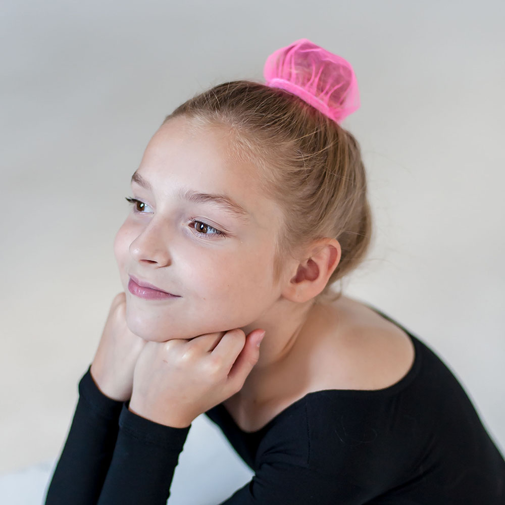 Сеточка для волос INDIGO, 9 см, Цвет Розовый