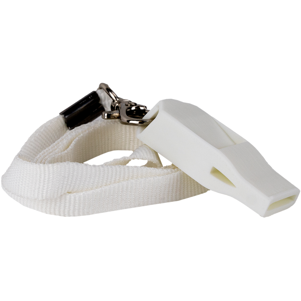 Свисток профессиональный JUMPfs, без шарика, на ленте с карабином