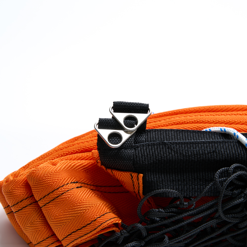 Сетка для пляжного волейбола №11, профессиональная, нить 3мм, кевларовый трос, цвет черный