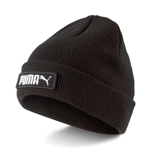Шапка спортивная зимняя PUMA Classic Cuff Beanie, 02343401, черный