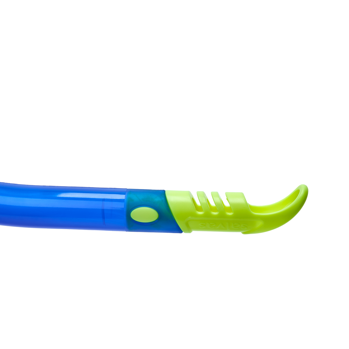 Трубка плавательная SALVAS Splash Snorkel, размер взрослый, Цвет Синий