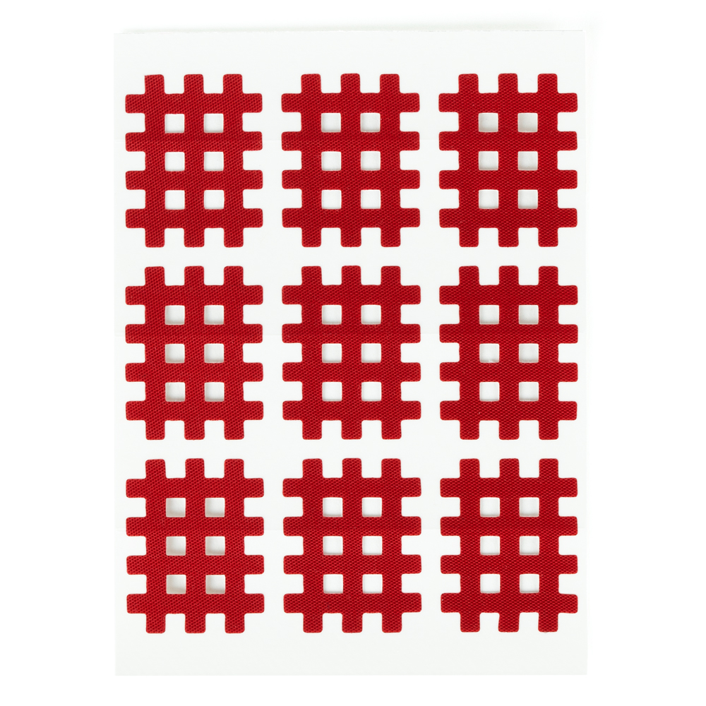 Кросс-тейп Tmax Spiral Tape Type Mix A (20 листов), Цвет Синий, красный, телесный