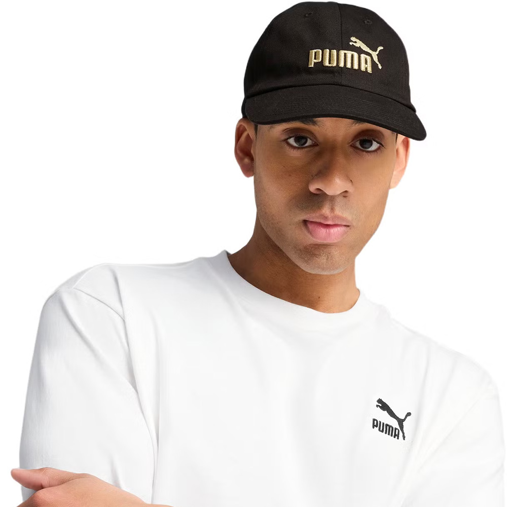 Бейсболка PUMA ESS No.1 BB, Цвет Черный/Золотистый