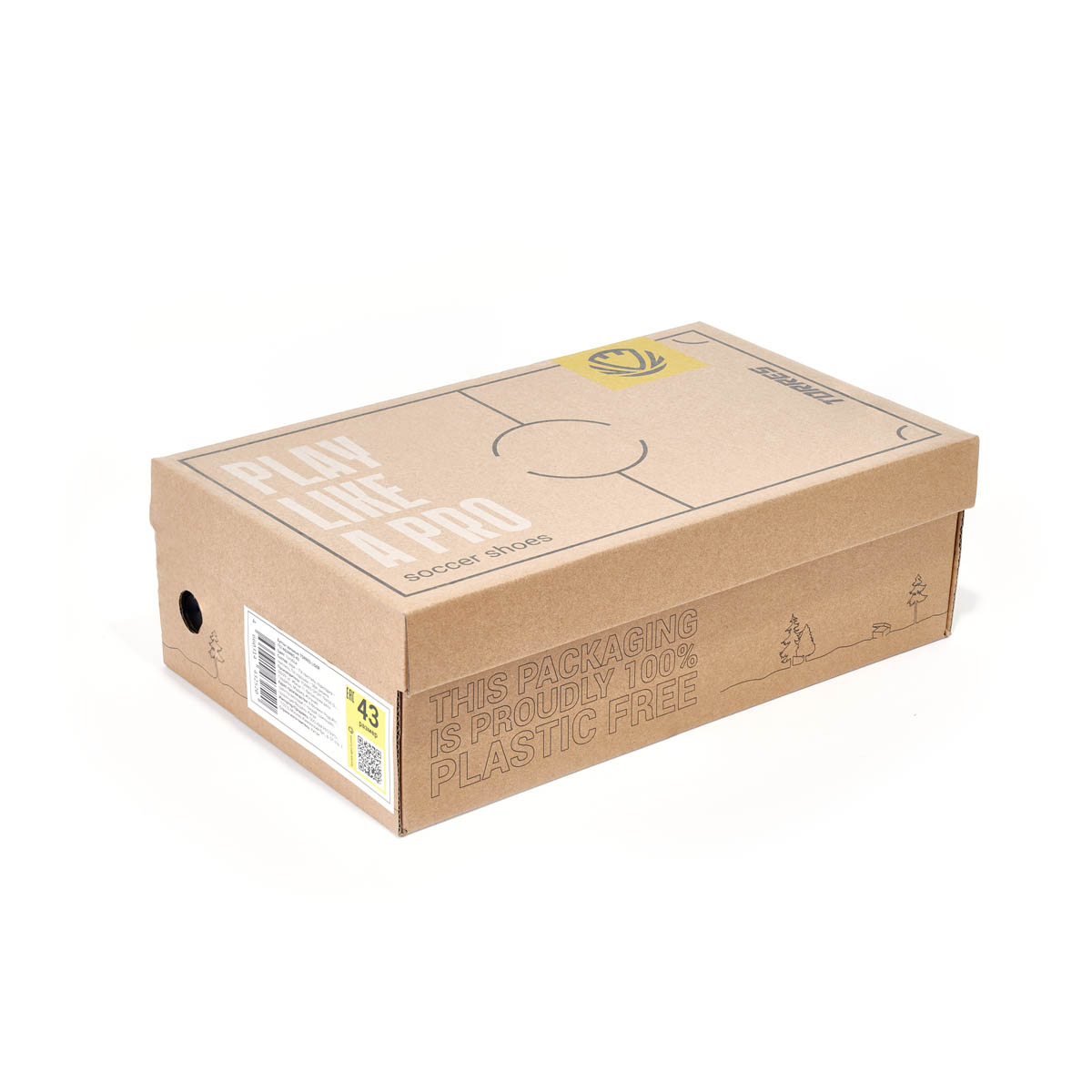 Бутсы футбольные (многошиповки) TORRES VELOZ, Размер 38, Цвет Белый/Красный