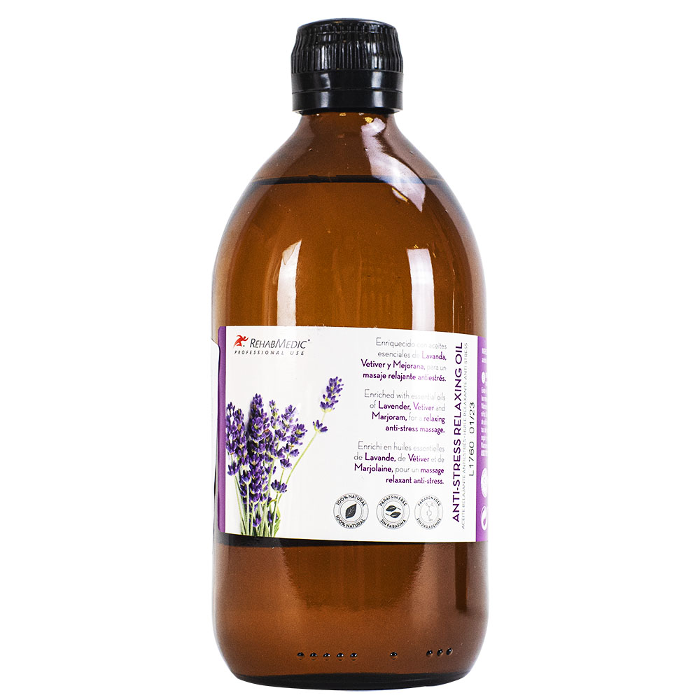 Расслабляющее антистрессовое массажное масло REHAB ANTI-STRESS RELAXING Oil, 500 мл