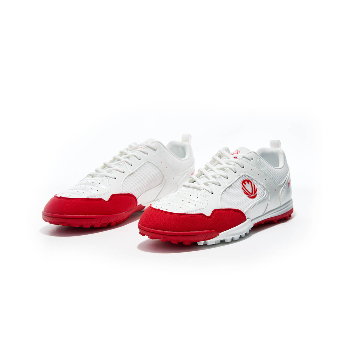 Бутсы футбольные (многошиповки) TORRES VELOZ, Размер 38, Цвет Белый/Красный