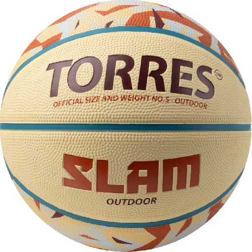 Мяч баскетбольный TORRES Slam, Размер 5