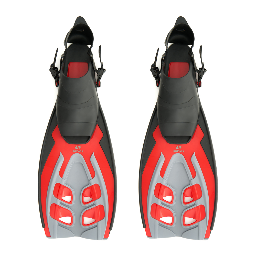 Ласты для плавания SALVAS Tonic Dive, Размер l-xl, Цвет Красный