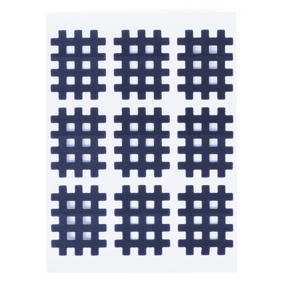 Кросс-тейп Tmax Spiral Tape Type Mix A (20 листов), Цвет Синий, красный, телесный