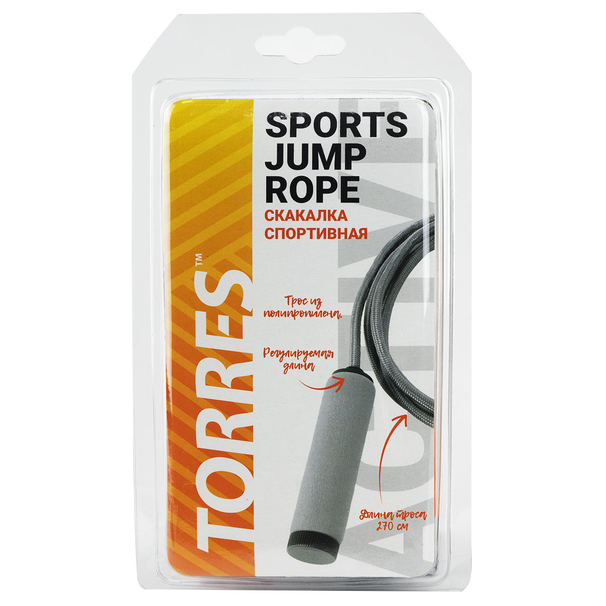 Скакалка TORRES из полипропилена