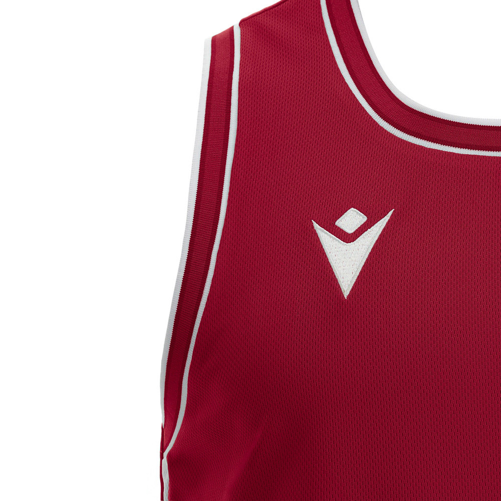 Майка баскетбольная MACRON Plutonium, унисекс, Размер 3xl, Цвет Красный