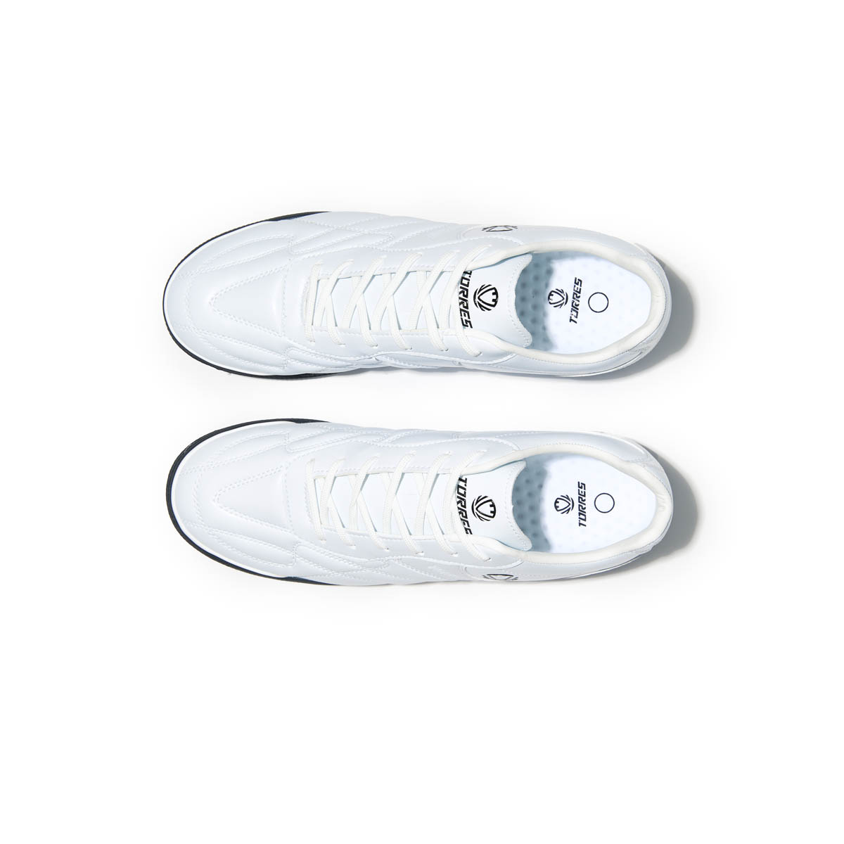 Бутсы футбольные (многошиповки) TORRES TURF, Размер 38, Цвет Белый