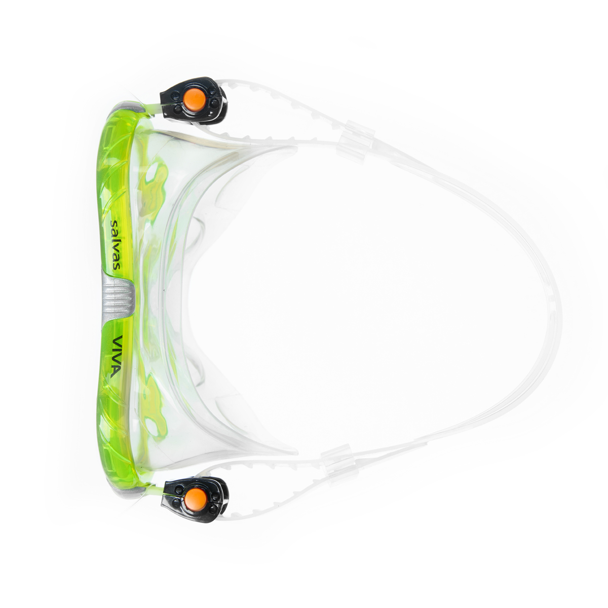 Маска для плавания SALVAS Viva Sr Mask, размер взрослый, Цвет Желтый