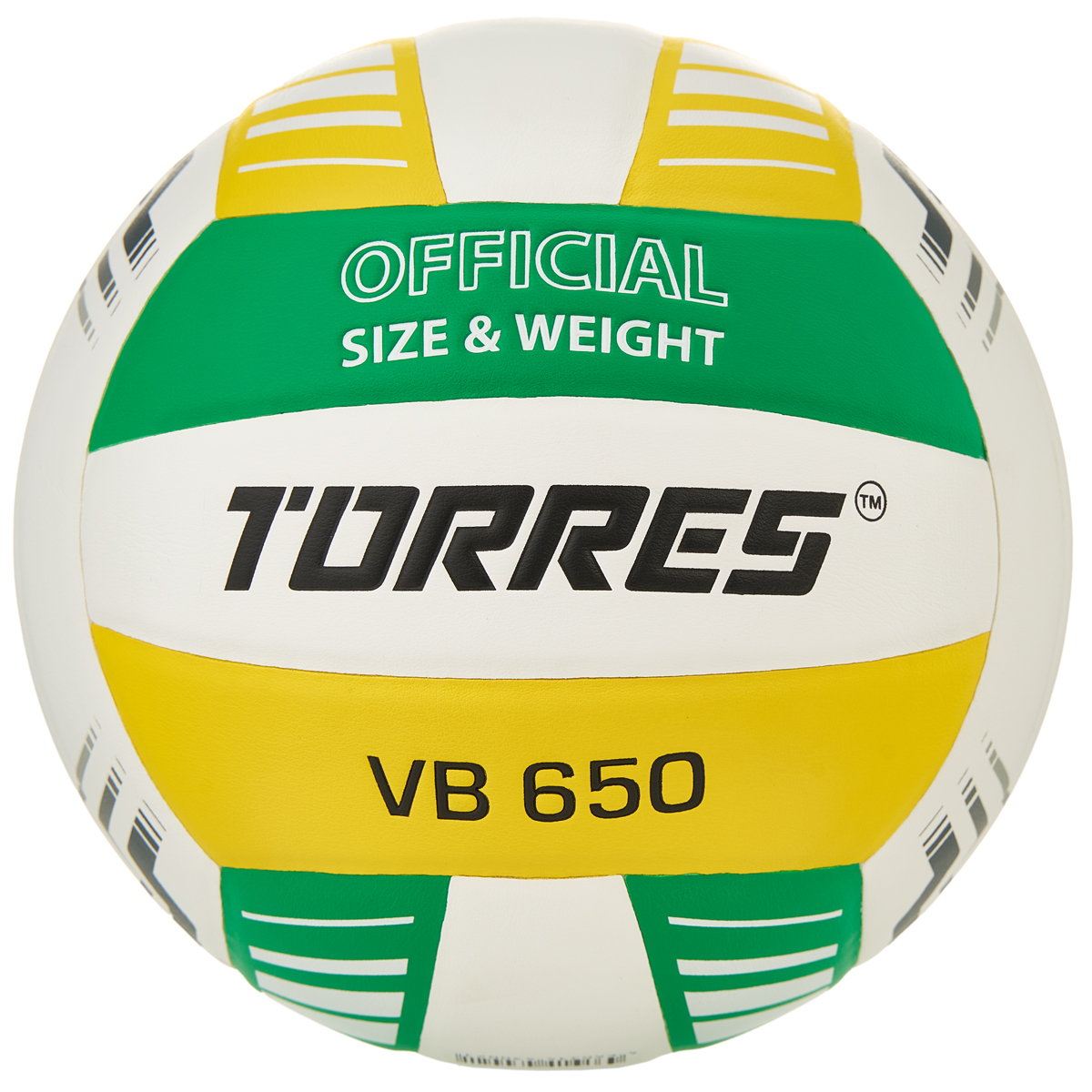 Мяч волейбольный TORRES VB 650, ПУ, размер 5