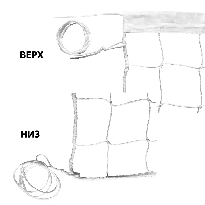 Сетка волейбольная №3, нейлоновый шнур