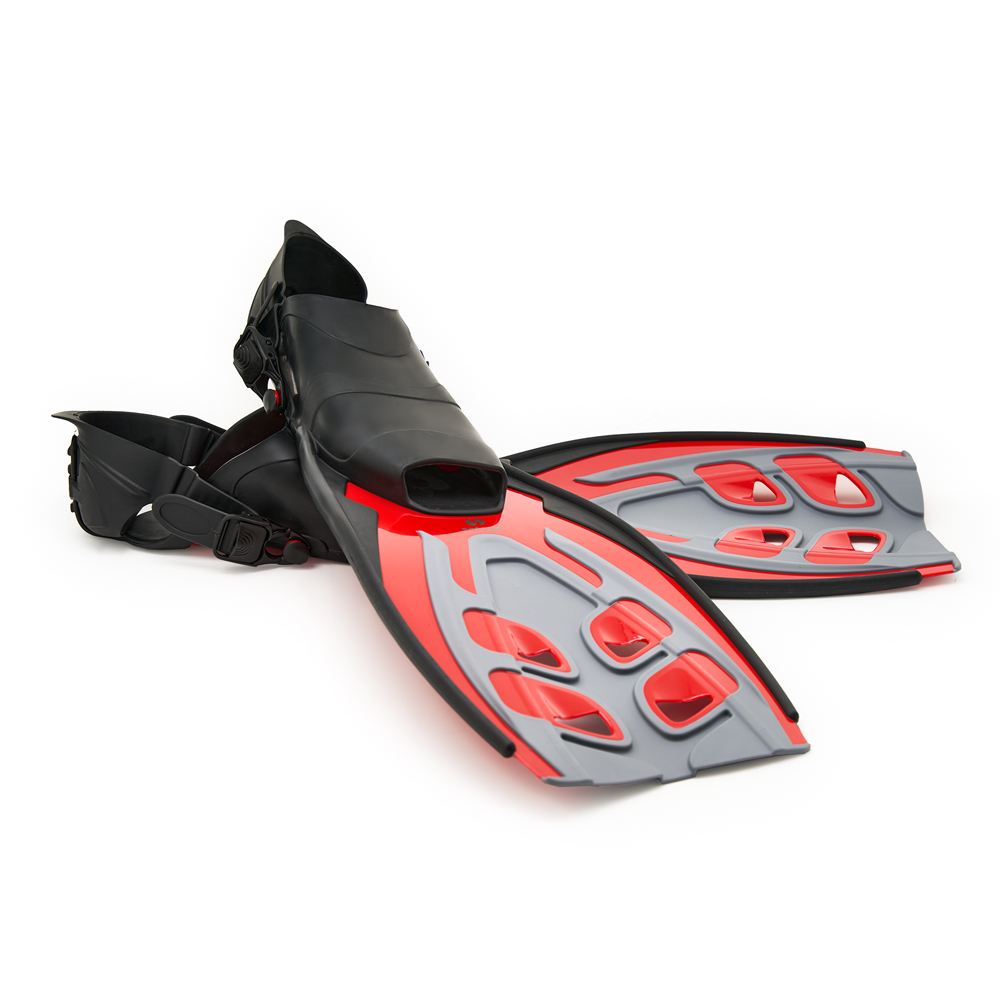 Ласты для плавания SALVAS Tonic Dive, Размер l-xl, Цвет Красный