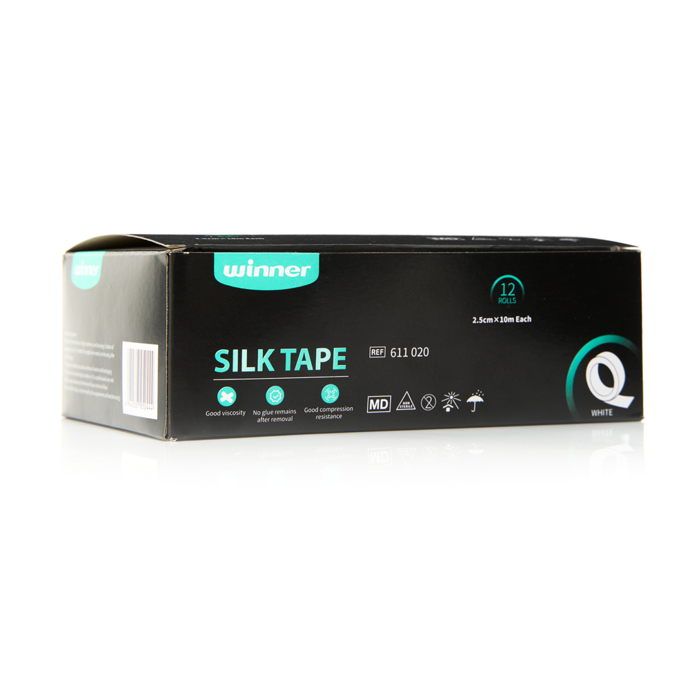 Тейп шёлковый спортивный WINNER 2.5 см*10м, 12 шт