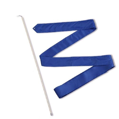 Лента гимнастическая с палочкой 56см, Цвет Васильковый