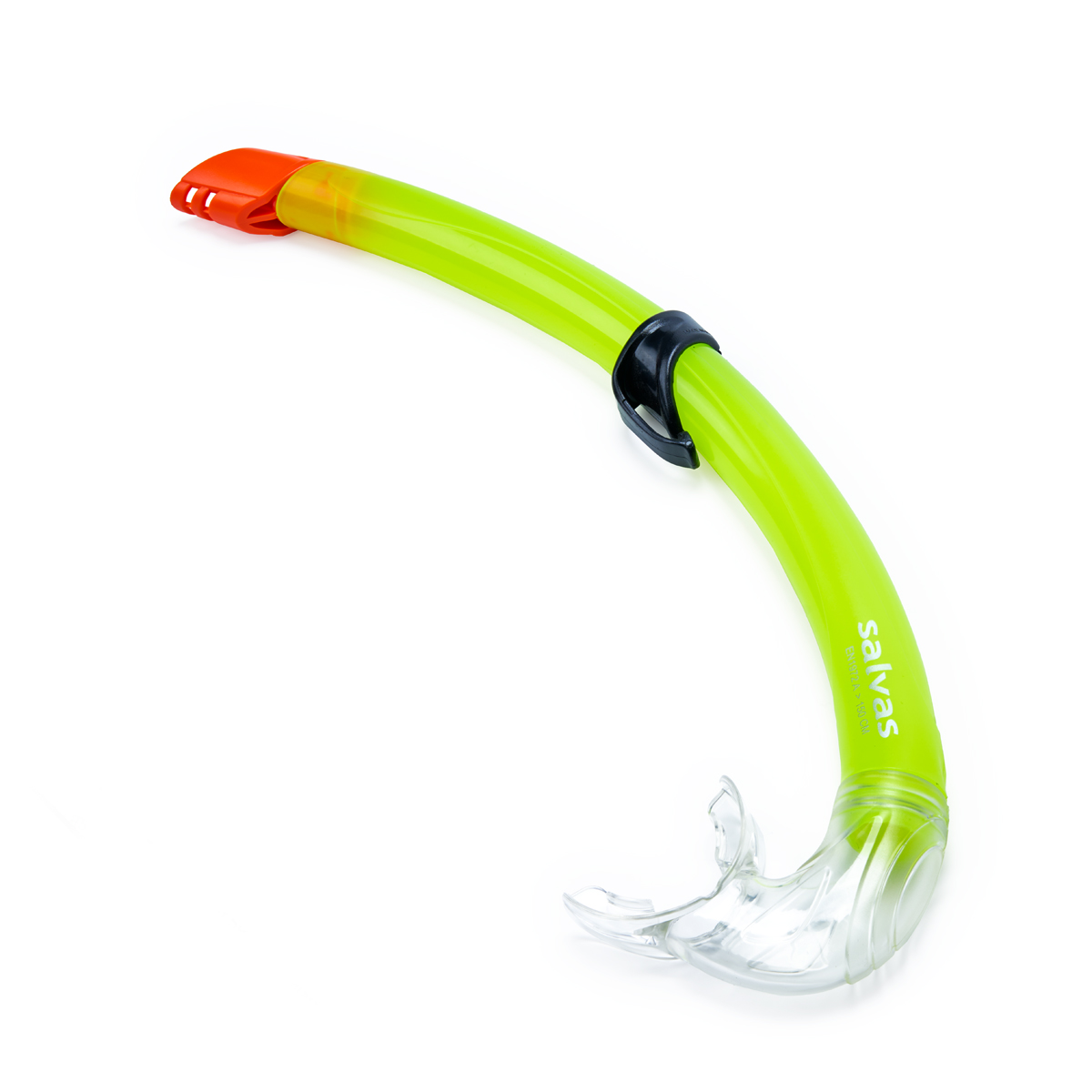 Трубка плавательная SALVAS Flash Junior Snorkel, размер детский, Размер junior, Цвет Желтый