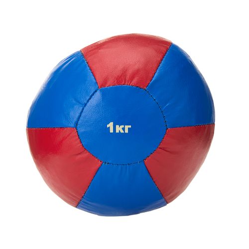 Медбол, искусственная кожа, диаметр 16см, Вес 1 кг