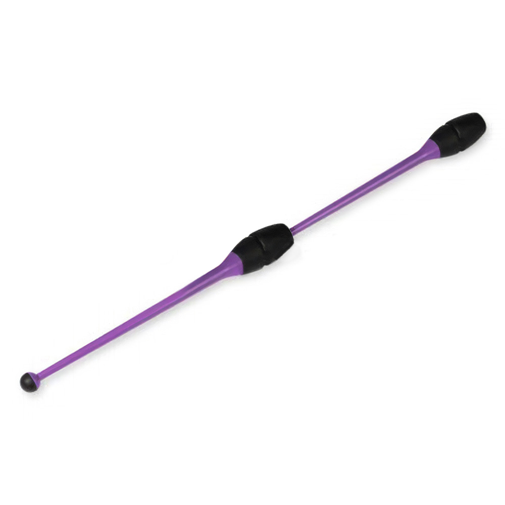 Булавы для художественной гимнастики INDIGO IN017, Размер 36 см, Цвет Фиолетово-черный