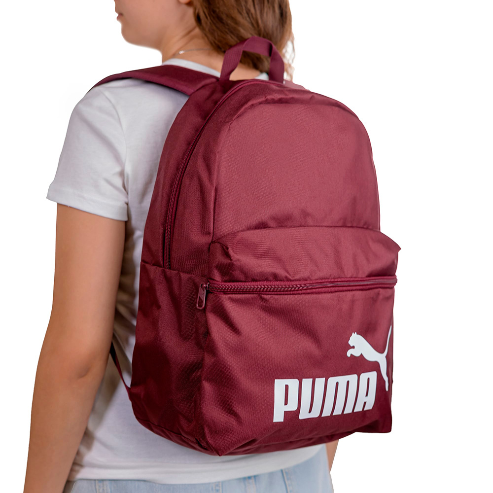 Рюкзак PUMA Phase Backpack, 41x28x14см, Цвет Бордовый