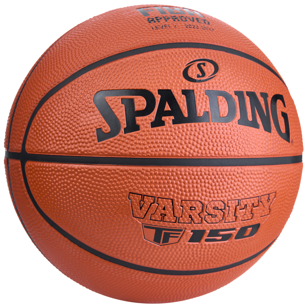 Мяч баскетбольный SPALDING TF-150 Varsity Logo FIBA, FIBA Approved (Level 2), Размер 6
