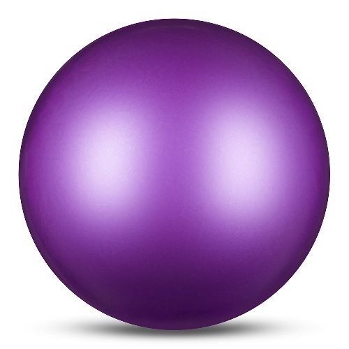 Мяч для художественной гимнастики  INDIGO IN329 диаметр 19 см, Цвет Фиолетовый