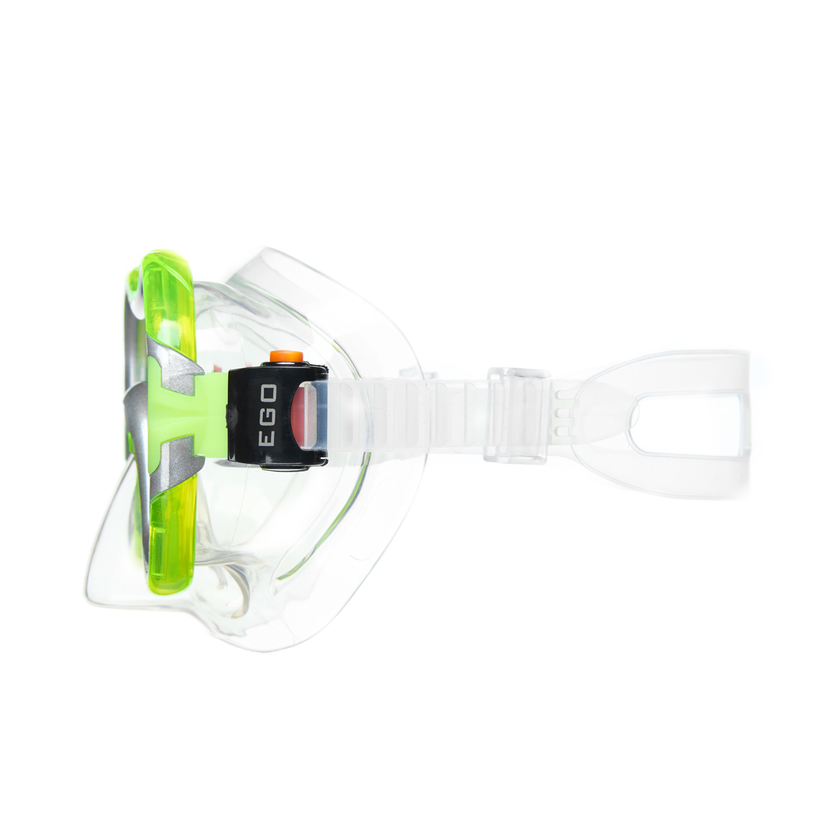 Маска для плавания SALVAS Viva Sr Mask, размер взрослый, Цвет Желтый