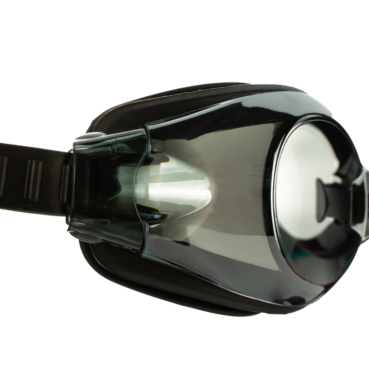 Очки для плавания TORRES Fitness, Цвет очков/линз Черный/Зеркальный