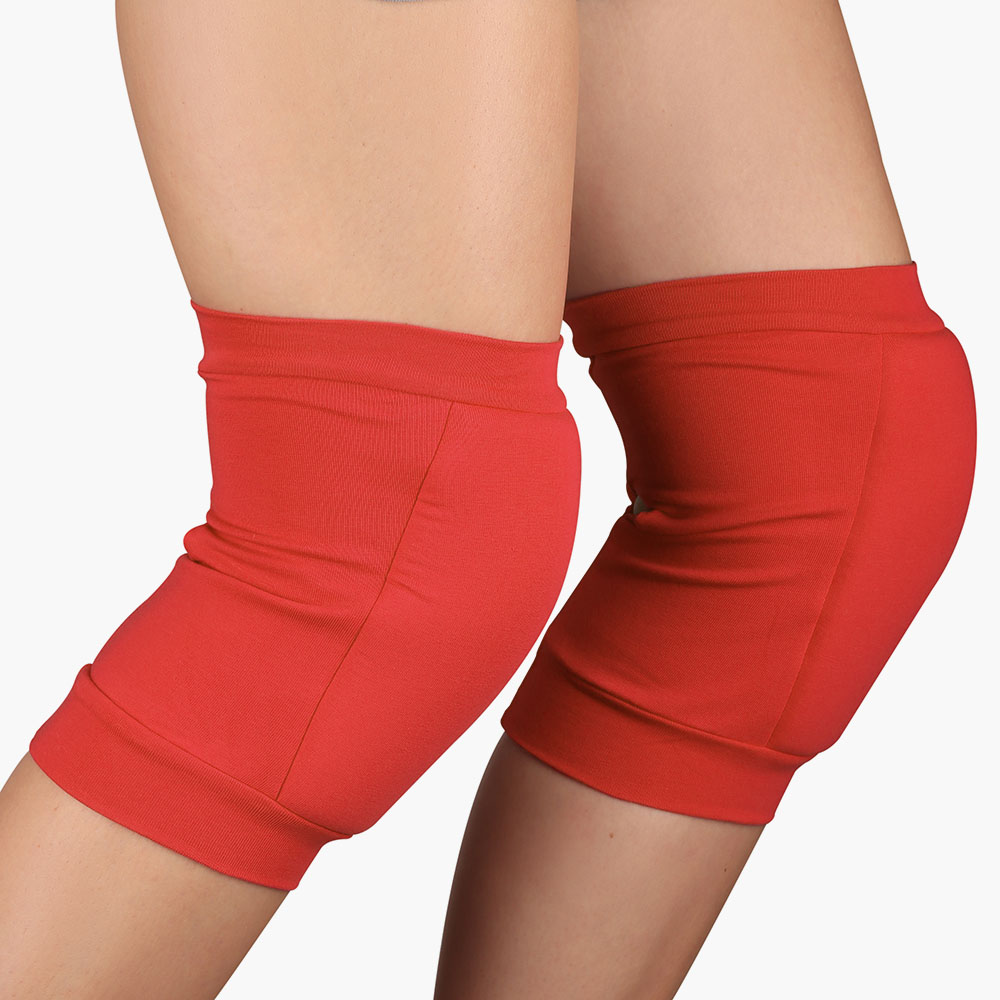 Наколенники для гимнастики и танцев INDIGO SM-113, Размер l, Цвет Красный