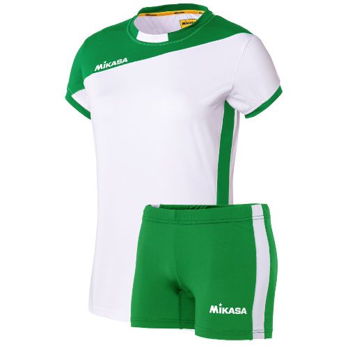 Форма волейбольная MIKASA, женская, Размер xxl, Цвет Бело-зеленый