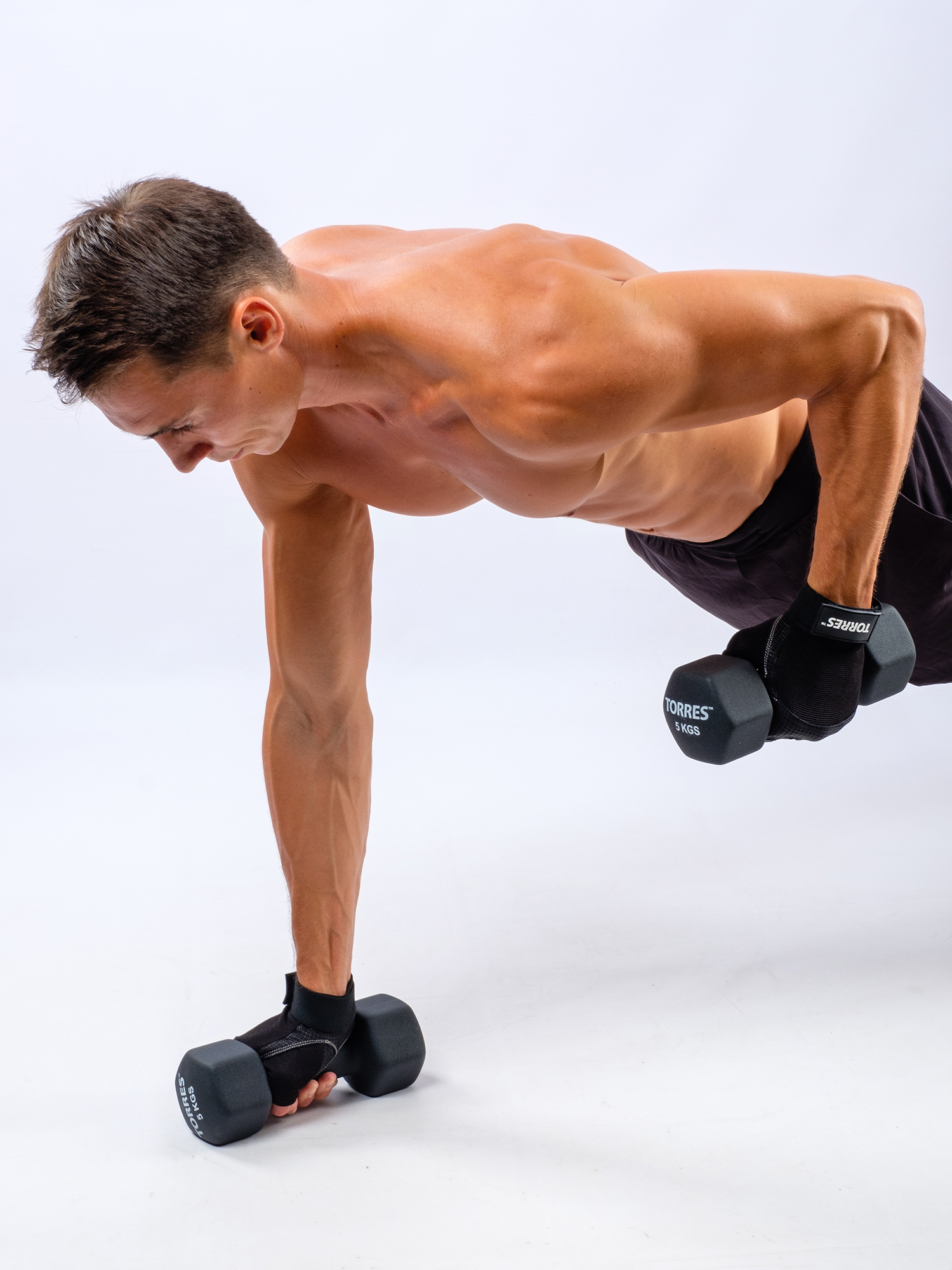 Перчатки для занятий спортом TORRES напульсник, нейлон, натуральная кожа, Размер l