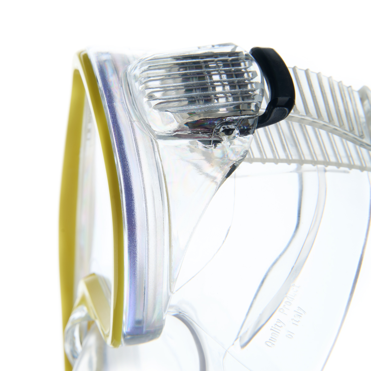 Маска для плавания SALVAS Domino Jr Mask, размер детский, Размер junior, Цвет Желтый