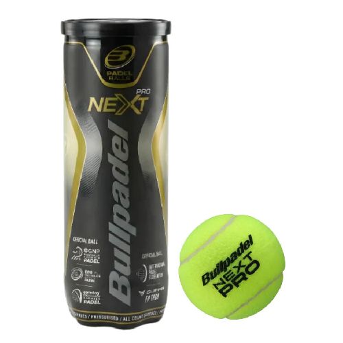 Мяч для падела BULLPADEL Next PRO, FIP Approved, упаковка 3 мяча