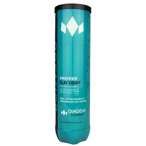 Мячи для большого тенниса DIADEM Premier Clay Court 4B, упаковка 4 мяча, ITF