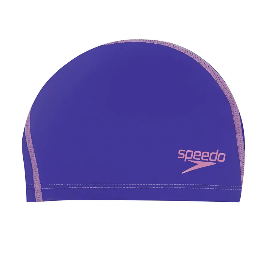 Шапочка для плавания SPEEDO Long Hair Pace Cap Jr, детская, цвет фиолетовый, Цвет Фиолетовый