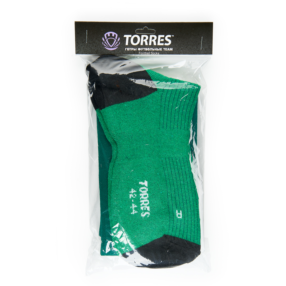 Гетры футбольные TORRES Sport Team, Размер 31-34, Цвет Темно-зеленый