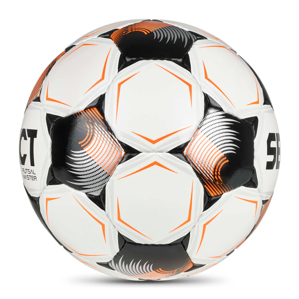 Мяч футзальный SELECT Futsal Master V26, Цвет Белый/Черный/Оранжевый