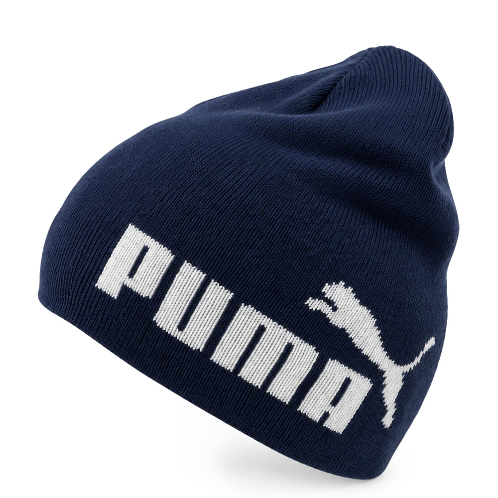 Шапка PUMA ESS Mid Crown Cuffless Beanie, Цвет Темно-синий