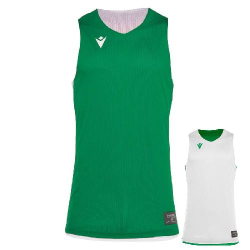 Майка баскетбольная MACRON Propane, мужская, Размер 3xl, Цвет Зеленый