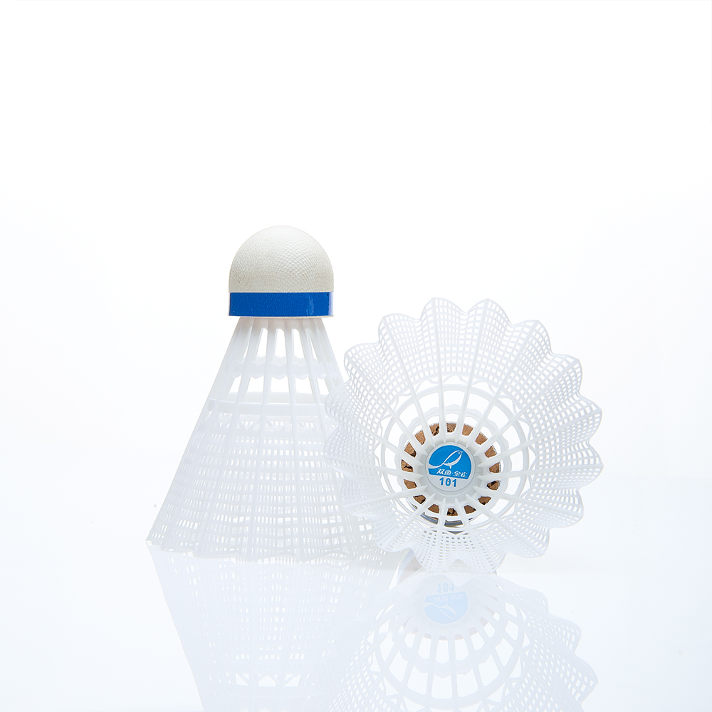 Воланы для бадминтона DOUBLE FISH JINQUE 101w, нейлон, 6 шт., Цвет Белый