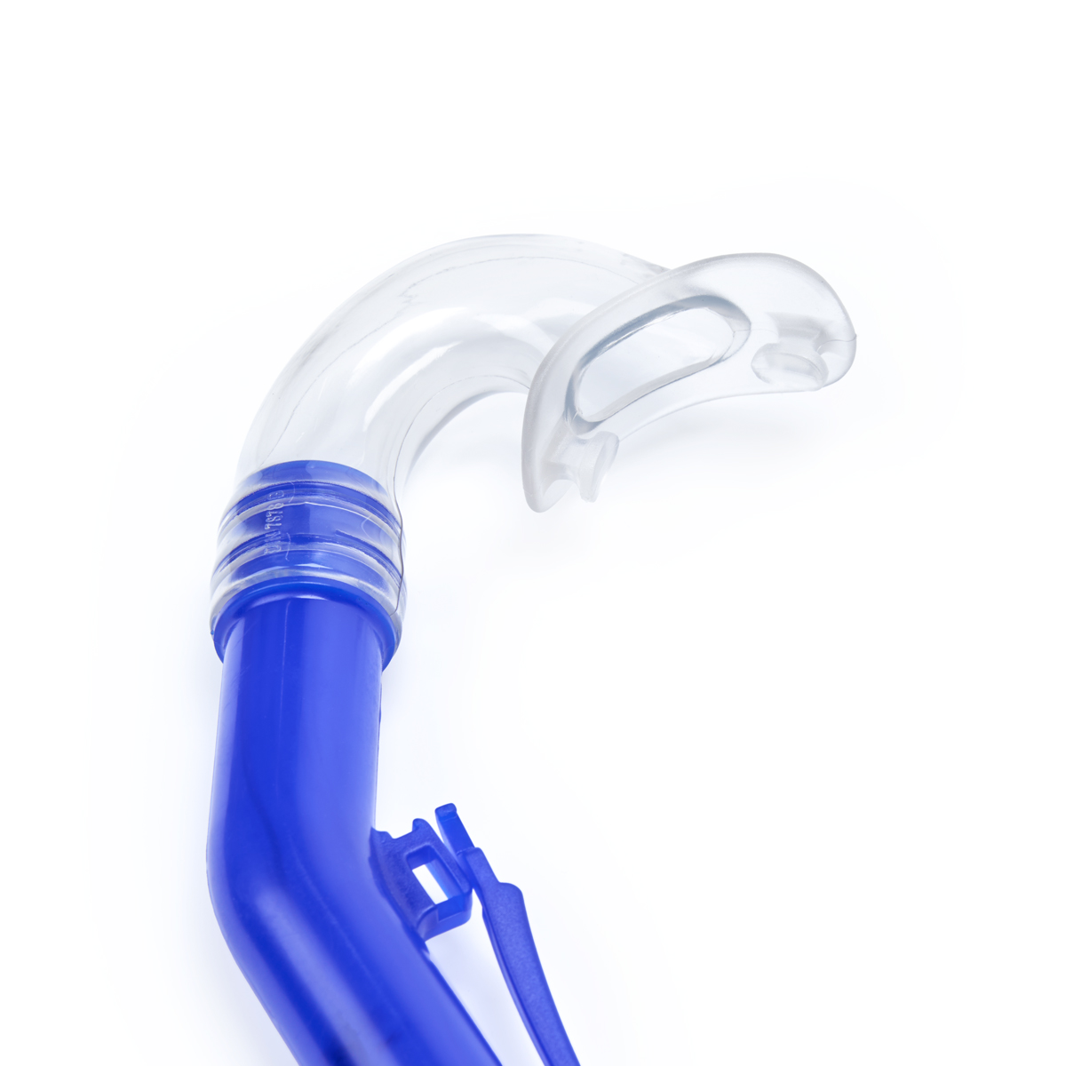 Трубка плавательная SALVAS Rapallo Snorkel, без клапана, размер взрослый, Цвет Синий