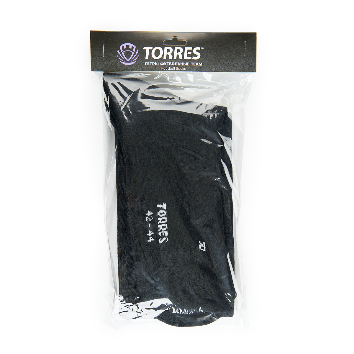 Гетры футбольные TORRES Sport Team, Размер 25-27, Цвет Черный