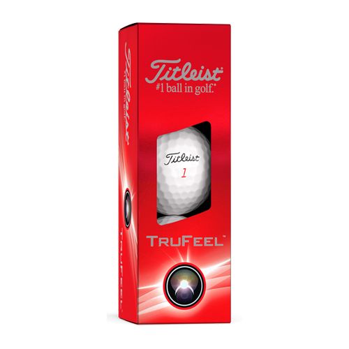 Мяч для гольфа Titleist Trufeel 24 White, T6036S, 3 шт в упаковке