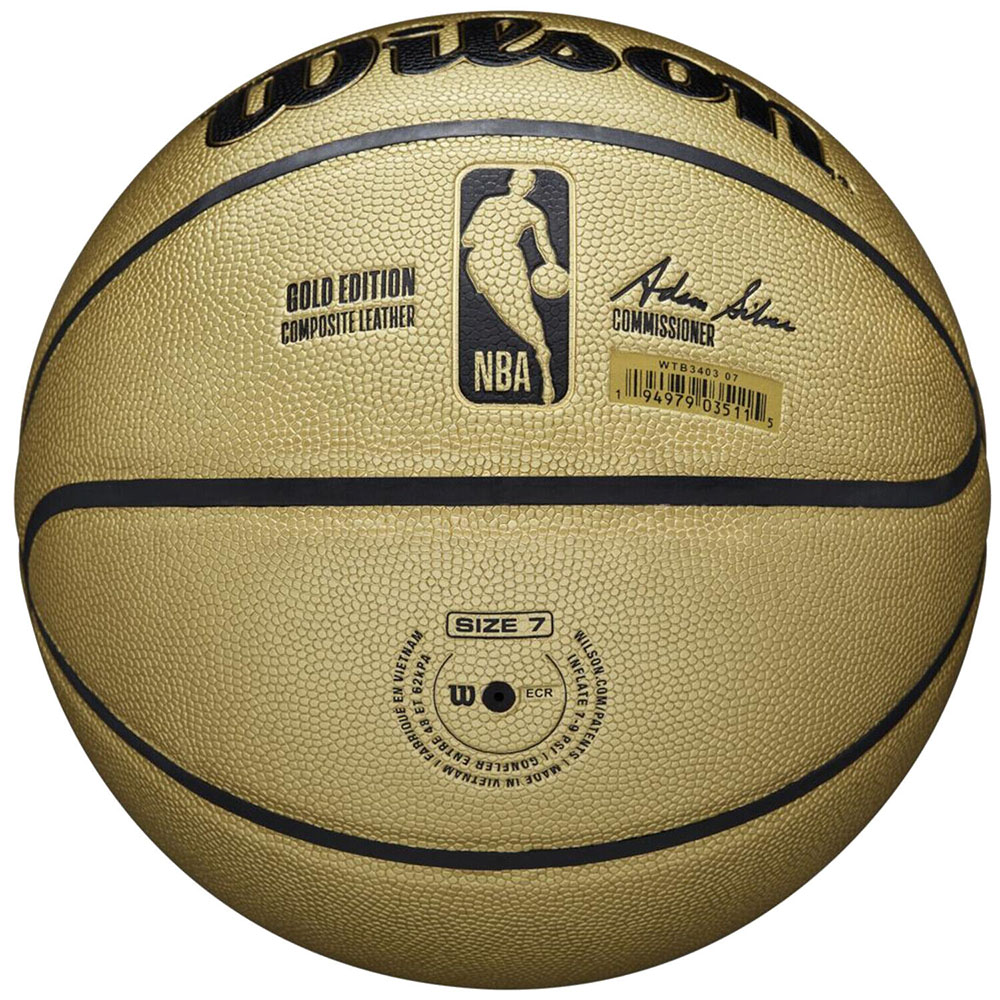 Мяч баскетбольный Wilson NBA Gold Edition