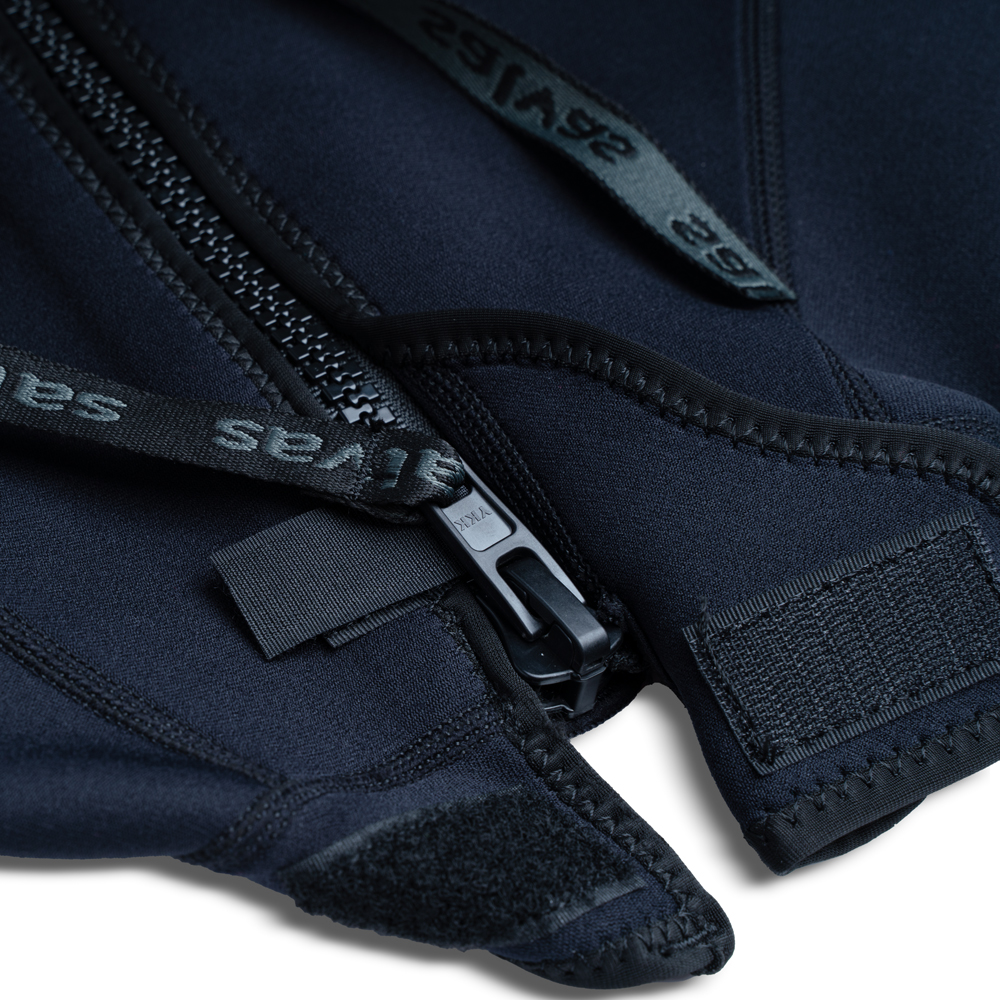 Гидрокостюм для плавания SALVAS Shorty Nemo Adult, мужской, с короткими рукавами и шортами, чёрно-синий, Размер l