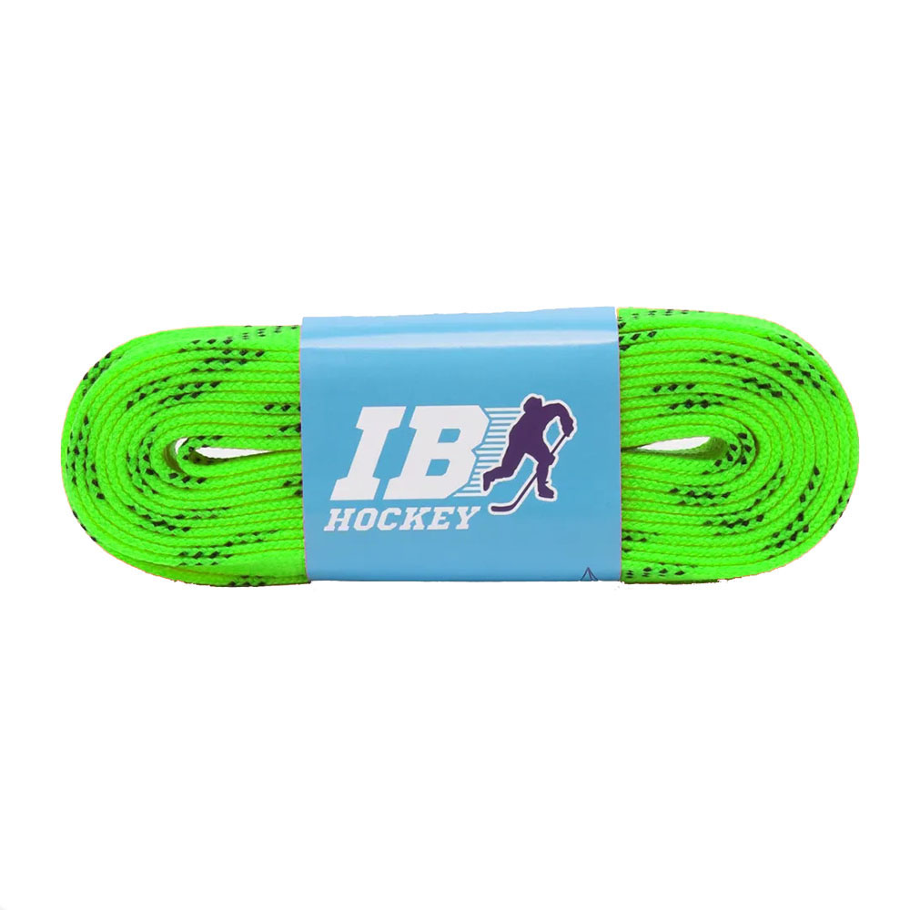 Шнурки для коньков IB Hockey с пропиткой, HLIB274LM, 274см, Размер 274см, Цвет Лайм